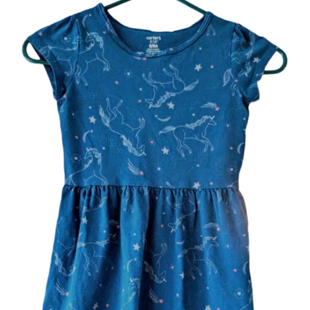 Carter's unicorn dress size 8